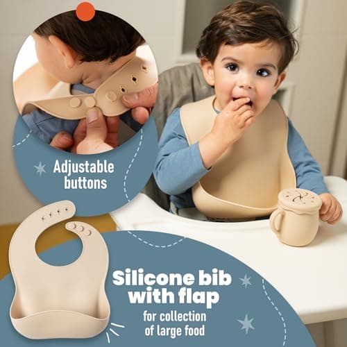 Baby Weaning Set - Silicone Baby Feeding Set with Bag for Travel or Storage at Home - Baby Fruit Feeder and Baby Bottle with Spoon Included — view 5