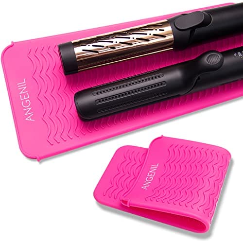 ANGENIL Heat Mat Pouch Titanium Flat Iron Curling Crimper Tools Food Grade — view 2