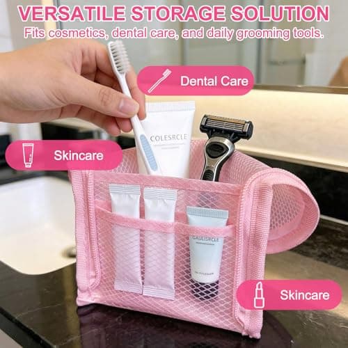 Toothbrush Travel Bag with Stand-Up Design, Lightweight Toiletry Organizer — view 4