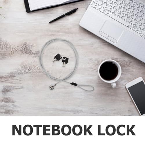 Laptop Locking Cable with Key for Projector Notebook Security — view 3