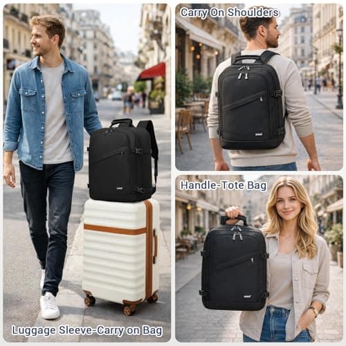 Kono Ryanair Cabin Bags 40x30x20 Underseat Carry on Travel Backpack — view 6