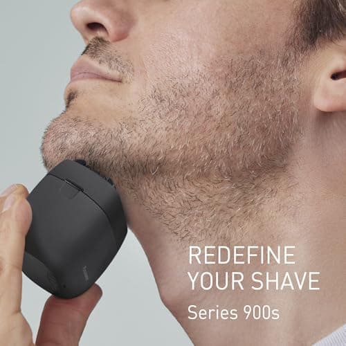 Panasonic ES-PV3B-K811 Series 900s Foil Shaver, Wet & Dry 5-Blade Electric Shaver for Men, Responsive Beard Sensor, USB-C, Carry Case, Matte Black — view 2
