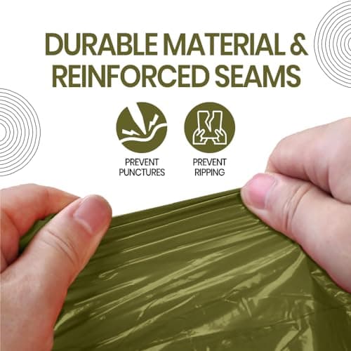 Ember Rock Emergency Survival Rain Poncho - 2 Pack Thermal Mylar Foil Blanket - Reversible Waterproof Heat Retention Rain Protection - Bushcraft Outdoor Gear — view 3