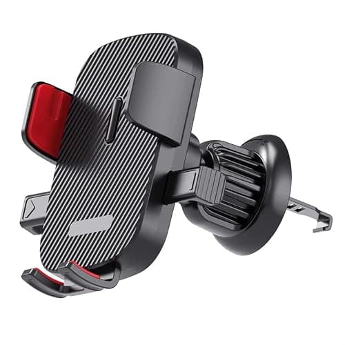 ZOYII Gravity Car Phone Holder for Air Vent, Quick Release Operation Auto Lock Cell Phone Mount, 360° Adjustable Vent Clip Phone Stand, Hands-Free Compatible Holder and All Smartphones