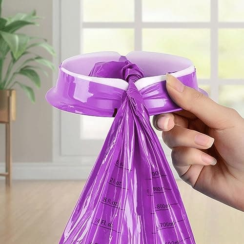 ACOGEDO 20Pcs Vomit Bag Disposable Proof Motion Sickness Nausea Bag with Inner Frame Spill Proof for Car Travel Camping Outdoor Activities — view 5
