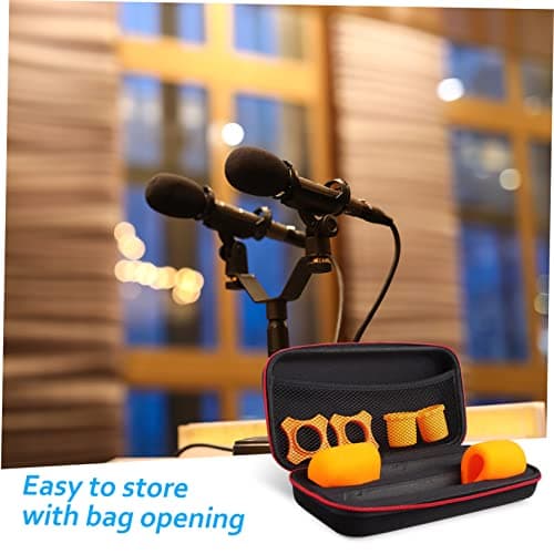 FUNOMOCYA Microphone Case Bag Set, Large Capacity Oxford Cloth Storage — view 2