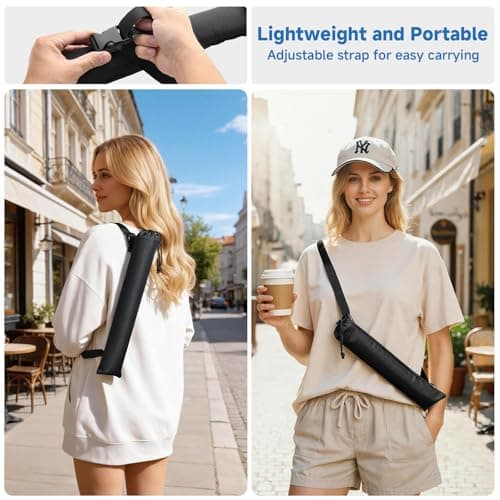 Compact Travel Bag for Slim Selfie Stick Extendable Cell Phone Tripod Stand — view 6