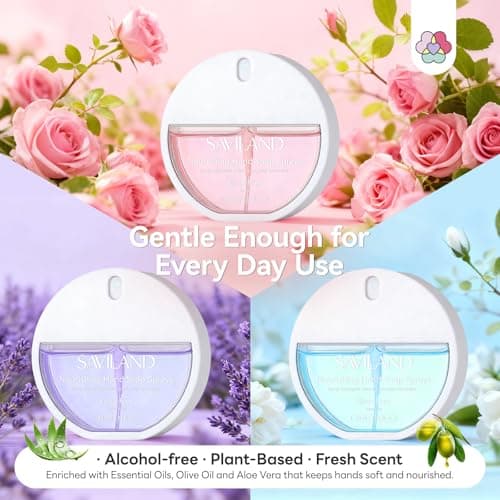 SAVILAND Hand Sanitizer Spray 3 Pcs, Alcohol-Free & Plant Fragrance — view 4