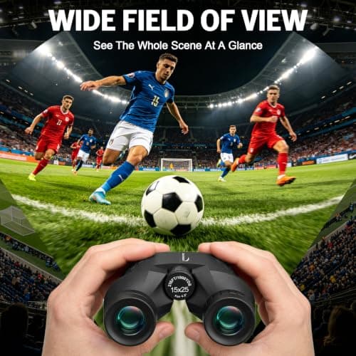 Aurosports 15x25 Compact Bird Watching Binoculars for Adults Kids — view 3