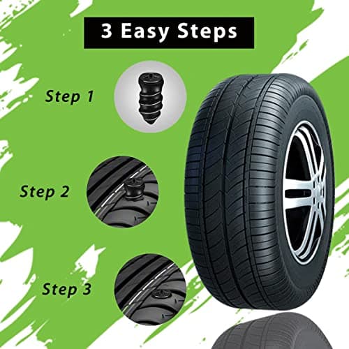 GradCap Tire Repair Rubber Screws with Storage Box for Car 20 Pcs (10S/10L) — view 2
