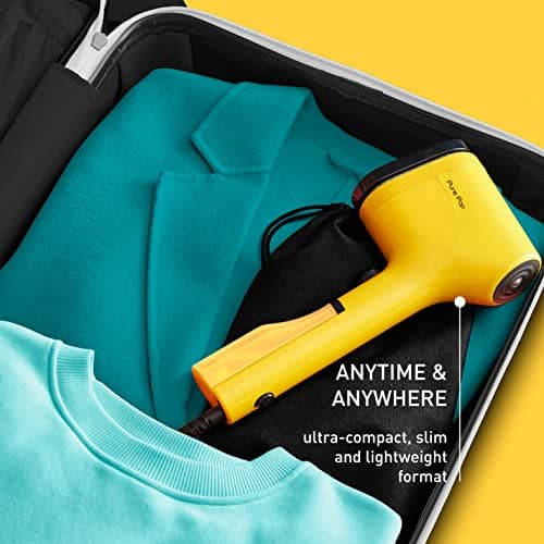 Tefal Pure Pop Slim Handheld Clothes Steamer, No Ironing Board, Yellow — view 6