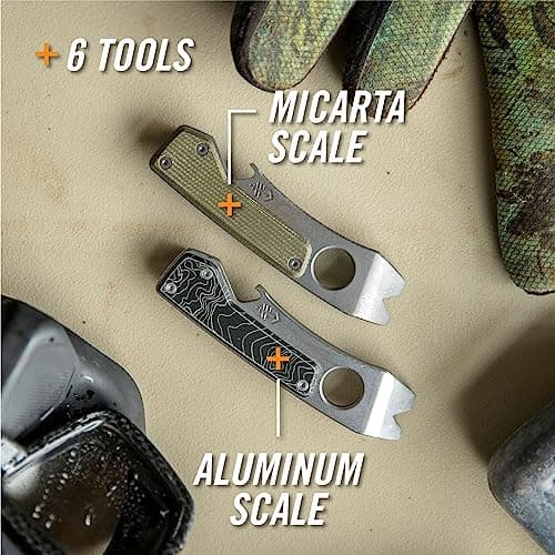 Gerber Gear Chonk 6-in-1 Multi-Tool - Pry Bar, Wire Stripper, Nail Puller, EDC Gear and Equipment - Micarta — view 6