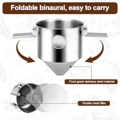 Foyucool Pour Over Coffee Filter, Foldable & Portable Design — view 2