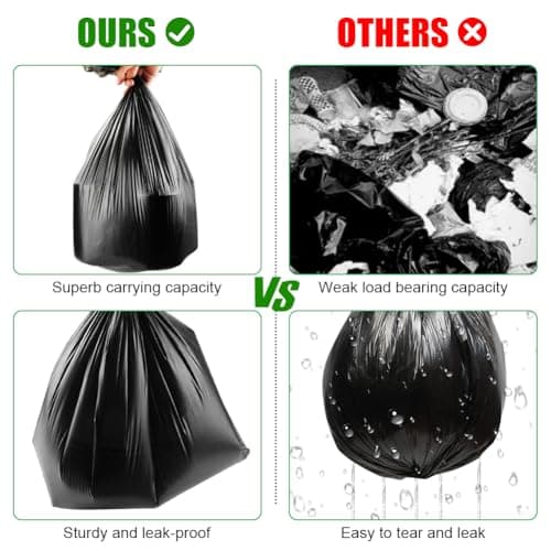 Flintronic Camping Toilet Bags, 60 PCS (3 Roll) Camping Toilet Liner Bags, Portable Toilet Bags, Waterproof Camp Trash Bags for Camping, Hiking, Travel, Kitchen, Home — view 5
