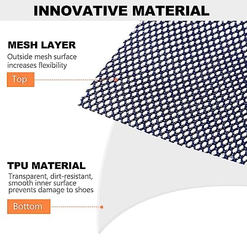Prezon Travel Shoe Bags, Water Resistant TPU Mesh, Sturdy YKK Zipper, Shoes Storage Bag, Shoes Packing Organizer, Unisex Shoe Pouch for Travel or Home Storage — view 4