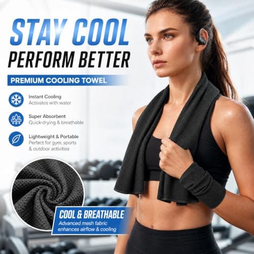 Boyfield Cooling Towel 100×30cm Microfibre Towel Ice Towel, Gym Towel. — view 6