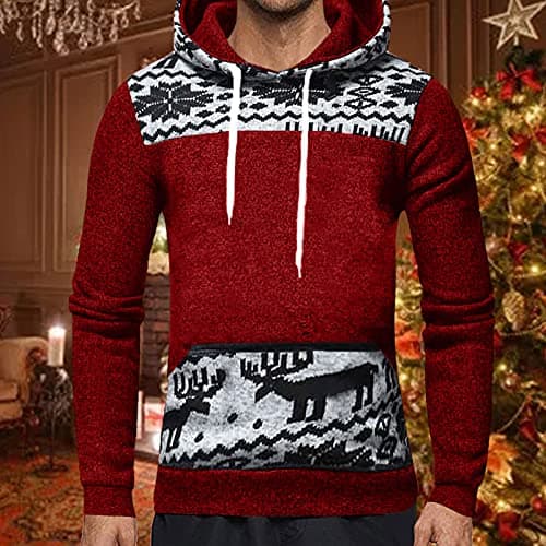 CEWIFO Men Sweatshirt Set Honeymoon Red — view 4