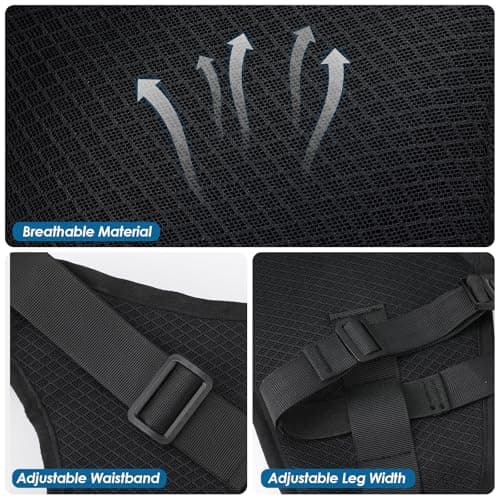 Sockywin Leg Bag, Motorcycle Thigh Bag with Straps Splash-Resistant Drop Leg Pouch for Men Women Reflective Strips Waist LegBag for Cycling Hiking Camping Outdoor Sports Accessories — view 4