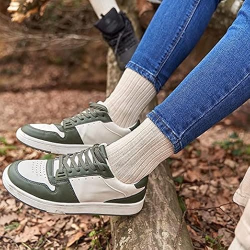 GoWith Natural Pure Cotton Socks 5 pairs pack for men and women, soft top seamless toe hypoallergenic, undyed and prewashed, organic Thick Comfort Cuff (UK, Alpha, L, Regular, Regular, Natural) — view 2