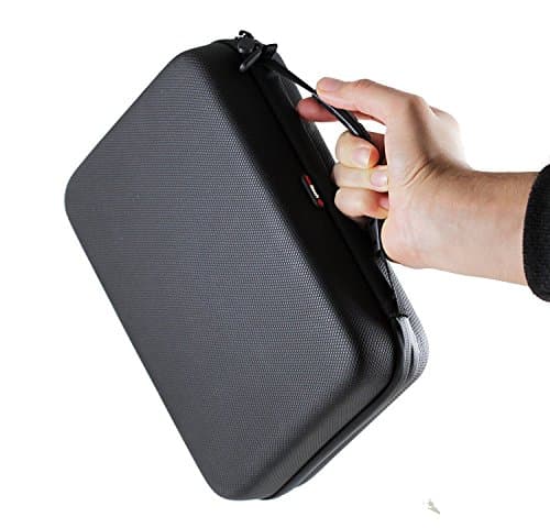 Navitech Charcoal Grey Heavy Duty Rugged Travel/Carry Case Compatible With The WOWOTO Pico Projector, Android 4.2 LED Movie Projector