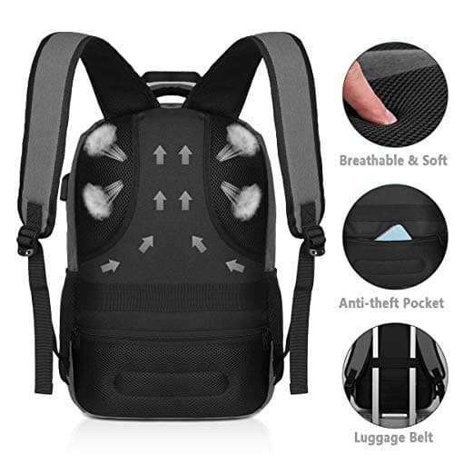 YAMTION School Bookbag,College Backpack Laptop Backpack Business Adult Backpack for High School University Work Office — view 5