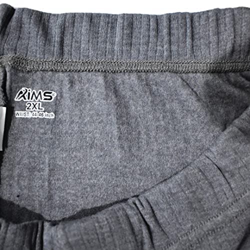 Qollection Thermal Base Layer Top only Unisex Ultra-Soft Lightweight Long Set with Fleece Lined Base Quick-Dry Function Layer Winter Skiing Warm Dark Grey Top Only -S — view 4