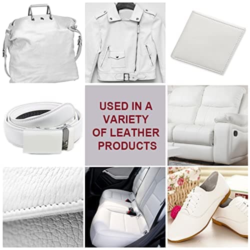 Bavokon 2 White Black Leather Repair Cream,Leather Repair Gel Kit,Car Leather Restorer Kit,Leather Repair Kit For Sofas,Leather Scratch Repair For Leather Car Seats,Sofas,Jackets,Bags,Belts,Suitcases — view 4