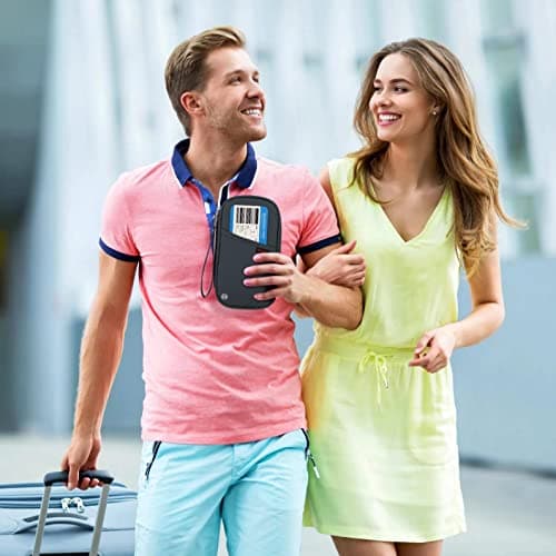 Vinsani Passport Holder Travel Wallet, RFID Blocking Document Organiser — view 6