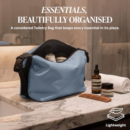 LUGG Travel Duffle & Toiletry Bag Set – 900D Waterproof PVC Holdall with Detachable Shoulder Strap, Spacious Weekend Gym Bag & Matching Wash Bag, Lightweight Durable Travel Bag for Men & Women — view 5