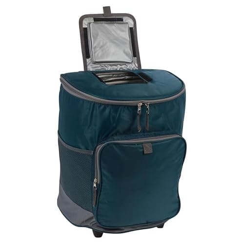URBNLIVING 28L Insulated Cooler Bag on Wheels - Trolley Cart with Extendable Handle, Waterproof & Spacious, Front & Side Pockets - Perfect for Camping, BBQ, Picnic, Beach & Outdoor Adventures — view 4