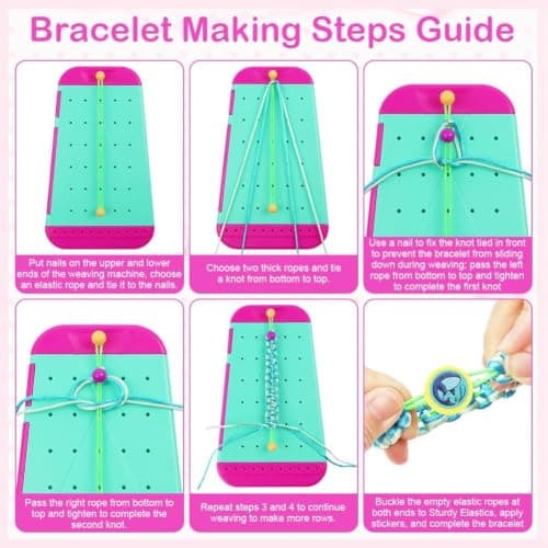 Yebebao Friendship Bracelet Making kit, Gifts for 6 7 8 9 10 11 12 Year Old Girls, Arts and Crafts for Kids Ages 6-12, DIY Toys for Birthday Party Travel Christmas Children's Day — view 5