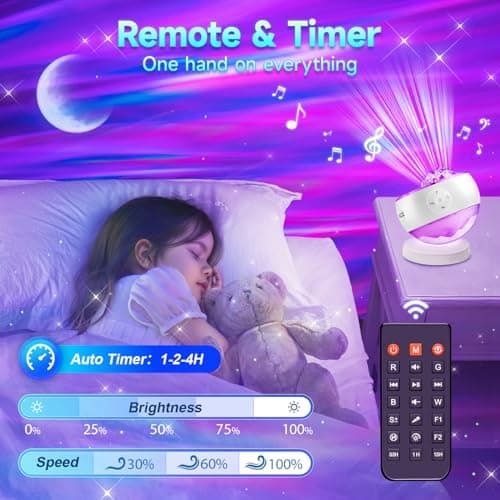 OneFire Galaxy Projector 16 Color Teenage Girl Gifts 5 Films Star Projector — view 5