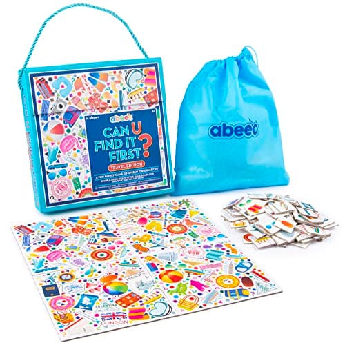 abeec Can U Find It First Travel Edition - Travel Games for Kids & Adults - Bingo Game - Board Games for 6+ Year Olds — view 2