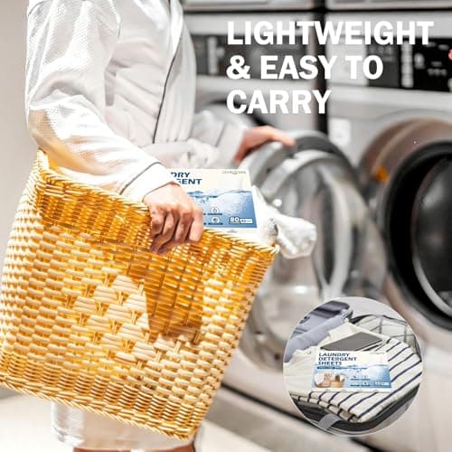 OOOFLOWER Laundry Detergent Sheets-40 Sheets — view 6