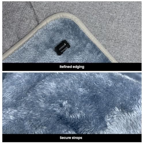Heating pad, Camping Sleeping Mat with 5 Heating Zones Outdoor Electric Heat Pad 3 Adjustable Temperature Waterproof Warm Sleeping Mat for Cold Weather Camping Or Hiking Adventures — view 6