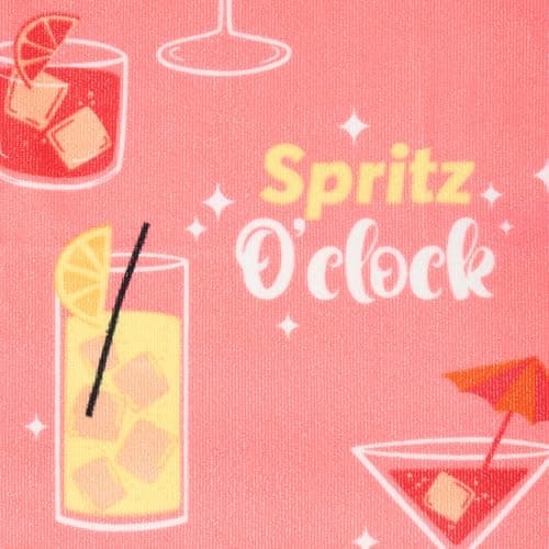 OHS Microfibre Beach Towel Orange Spritz, Super Soft Quick Dry Sand Free Beach Towels for Adults Large Lightweight Compact Pool Swim Summer Essentials Travel Towel, Pink - 71 x 152cm — view 6
