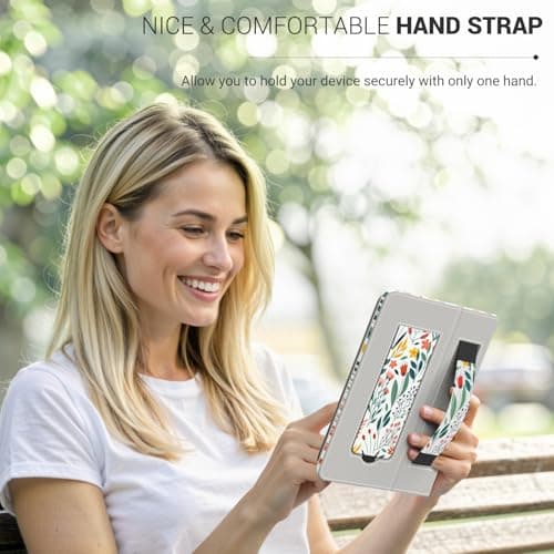MoKo Universal Case for 6 inch kindle eReaders and Tablets, Flowers — view 4