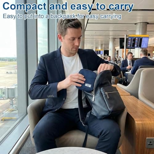 Tniytru 2PCS Tech Pouch, Cable Case and Travel Pouch, Tech Bag and Cable Storage Bag, Travel Tech Pouch and Cable Organiser Bag — view 5
