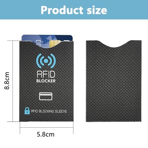 RFID NFC Blocking Card Sleeves, 10 Pack — view 2