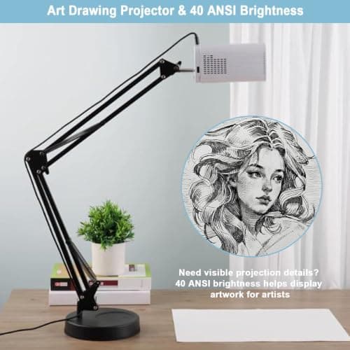 Art Drawing Projector, Portable Tracing Projector With Wifi And Usb Connectivity, Easy Image Transfer For Artists, Canvas, Wall, Board And Desktop Use — view 4