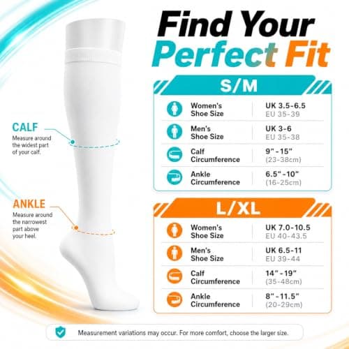 LEOSTEP Compression Socks 6 Pairs for Women Men, 20-30mmHg Support — view 2