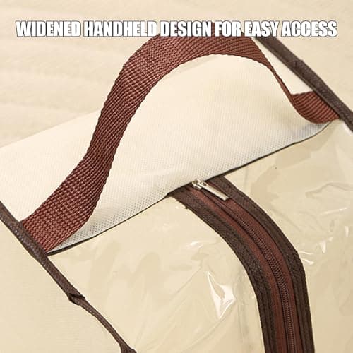 Work Boot Storage Bag - Dustproof Shoe Carrying Bag | Portable Boot Storage Bag With Handle, Protective Bag, Shoe Covers For Men, marrón, Short style, See description — view 5