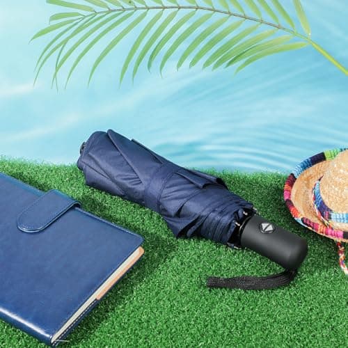 Kajaia 4 Pack Windproof Travel Umbrellas, Automatic Open and Close Folding Rain Umbrella Compact Collapsible for Men Women, Multicolor, 38.5 inches/ 98 cm — view 5