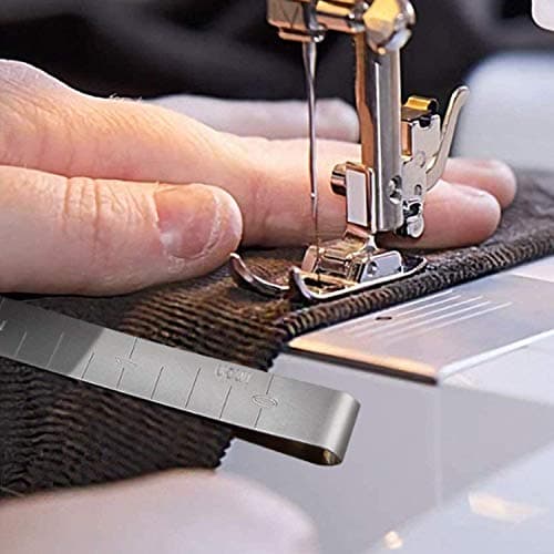 Hemming Clips, 20 PCS Stainless Steel Wonder Clips for Sewing, Quilting, Pinning and Marking - Metal Gauge Garment Measurement Fabric Accessories — view 3