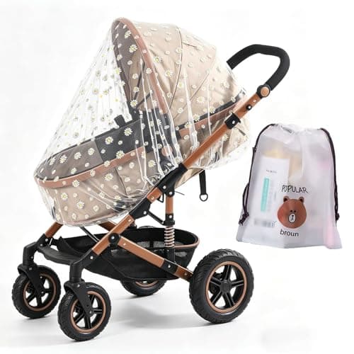 Mosquito Net for Pram and Cot, Pram Hammock for Toddler, Travel Mosquito Net with Storage Bag, Pop Up Mosquito Net for Bed and Travel Cot, Durable Insect Protection Mesh