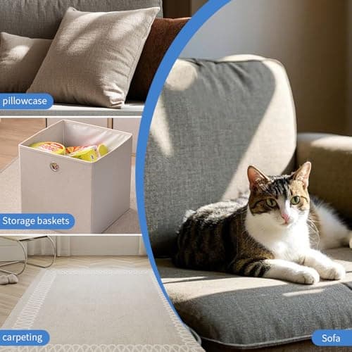 AXEN 2PCS Fabric Repair Patches, Self-Adhesive Linen Patch for Furniture, Couch, Sofa, Tote Bag, Car Seat, Grey — view 6
