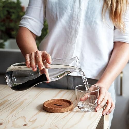 BLACK+BLUM | Charcoal Water Filter Sticks | Traditional Japanese Charcoal Water Filter System, Hydration + Carbon Filter for Water Bottles + Water Dispensers | 4 Pieces, Last 6 Months Each, Wood Black — view 5