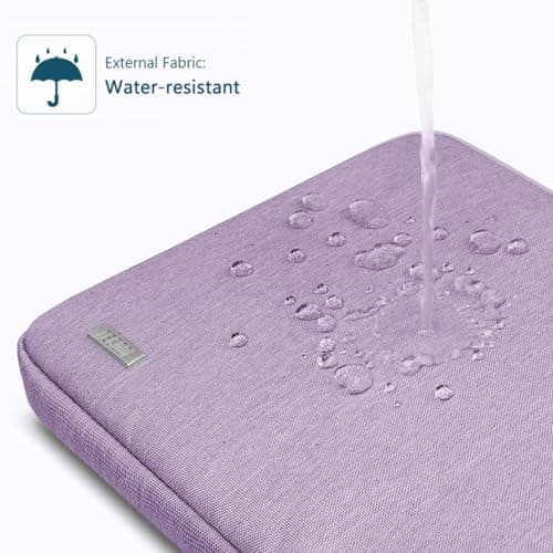 TECOOL 13.3 Inch Laptop Sleeve Protective Laptop Case 13 inch,Purple — view 3