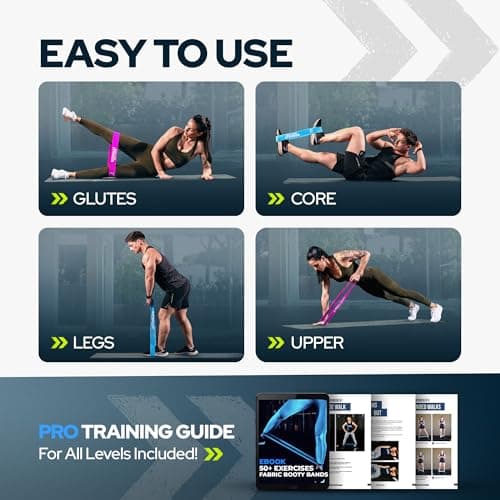 10-Pack Set Medium Resistance Booty Bands – Latex Mini Loop Bands for Workout, Glutes, Legs & Physical Therapy – Small Exercise Band in Bulk for Women and Men – Ideal for Gyms, Studios, and Trainers — view 3