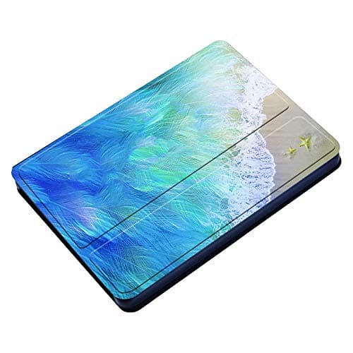 FINDING CASE Fit Amazon Kindle (8th Generation) 2016 Leather Cover - PU Flip Leather Smart Lightweight Shell Stand Cover Case for Kindle (8th Generation) 2016 (feather beach) — view 6